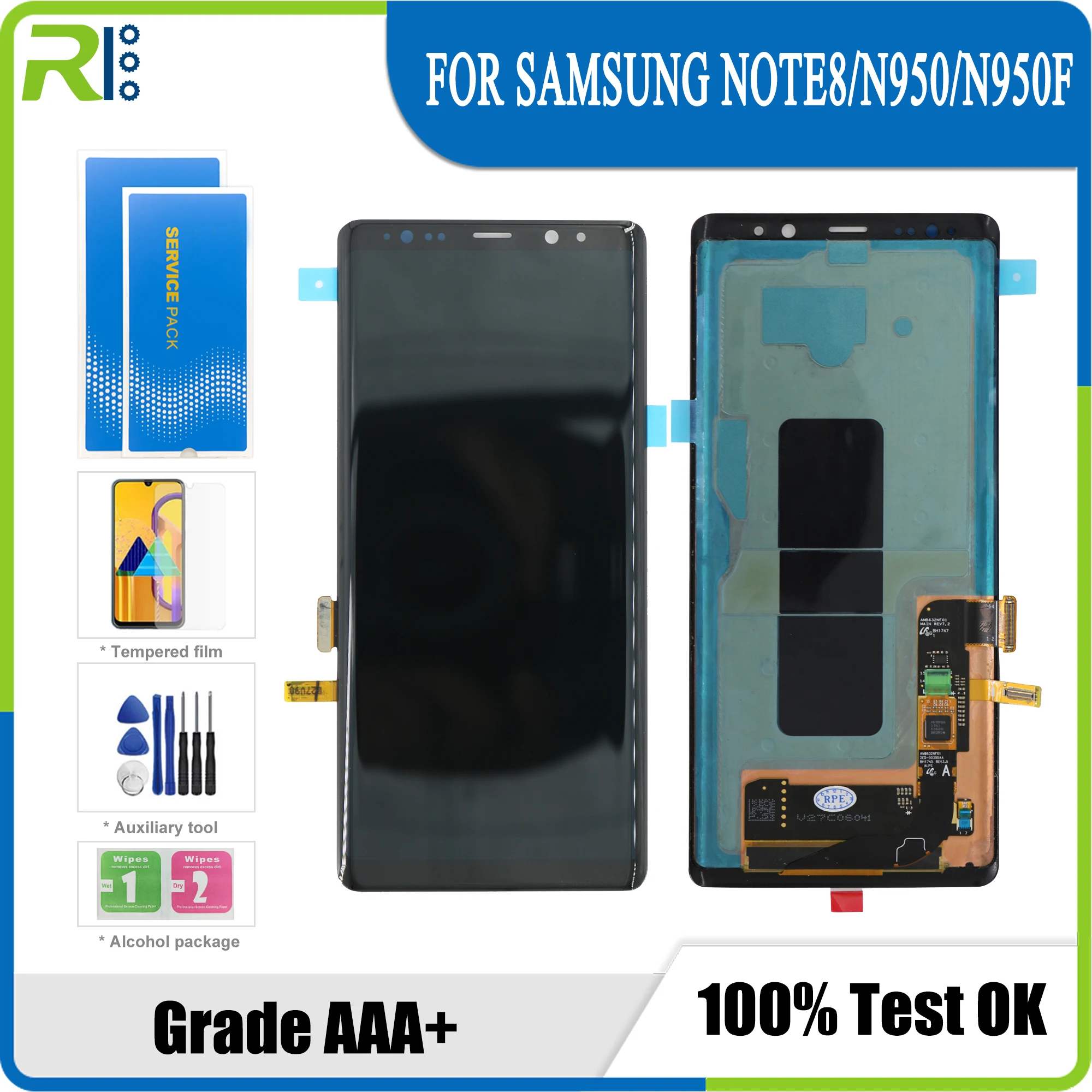 

Сенсорный дисплей Neue SUPER AMOLED 6,3 дюйма для SAMSUNG Galaxy NOTE8 LCD N950 N950F