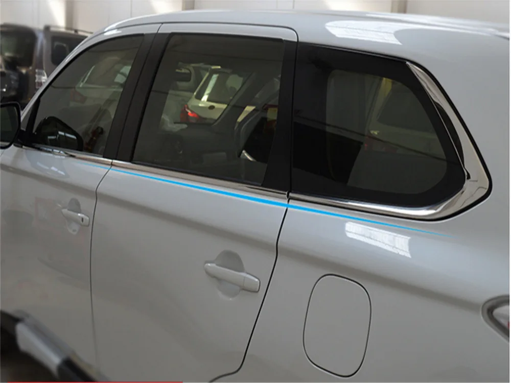 Оконные наличники из нержавеющей стали, обшивка крышки для Mitsubishi ASX 2012