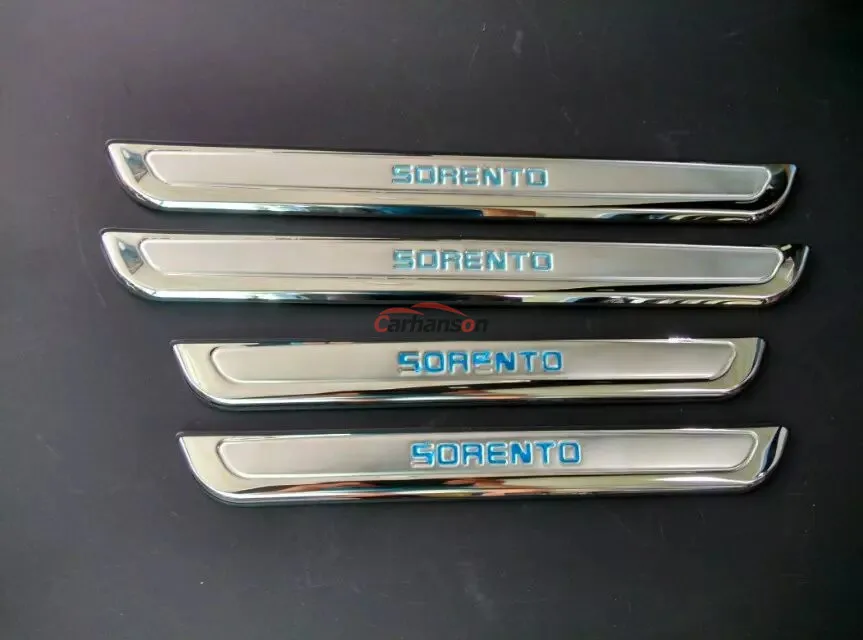 Накладка на порог из нержавеющей стали для автостайлинга Kia sorento защитные