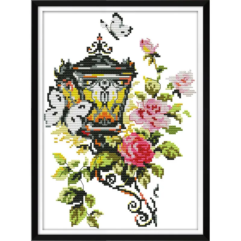 H795 Everlasting love light of fascination китайские наборы крестиков экологический хлопок с принтом 14CT DIY подарок рождественские украшения - Цвет: H795
