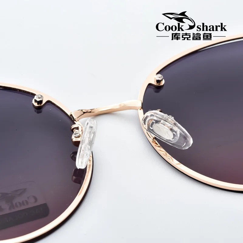 Женские солнцезащитные очки Cook Shark поляризационные хипстерские в стиле ретро