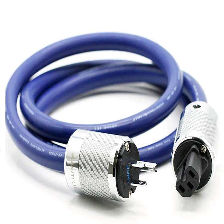 HiFi Guhe fp-3ts20 OCC синяя лента лихорадка аудио однокристальный медный кабель питания