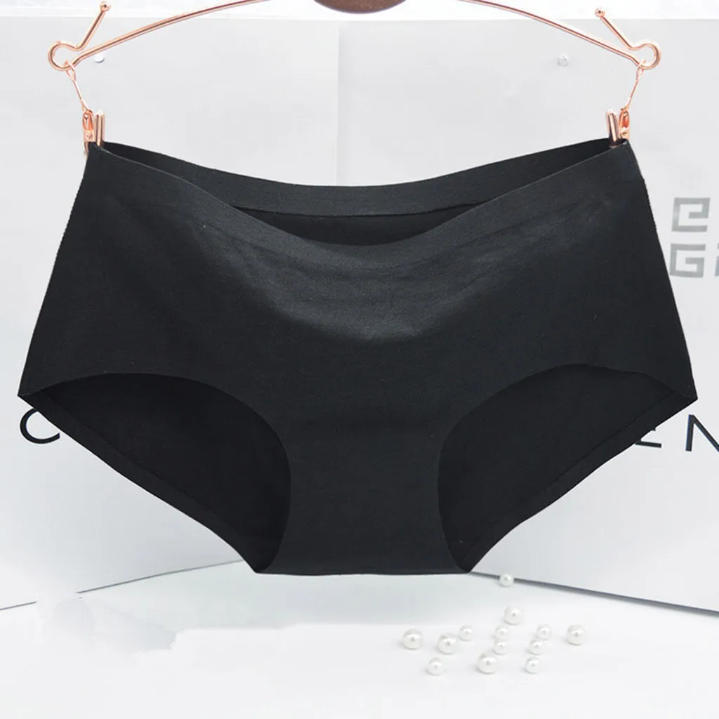 F Модные женские бесшовные трусы нижнее белье со средней талией сексуальные