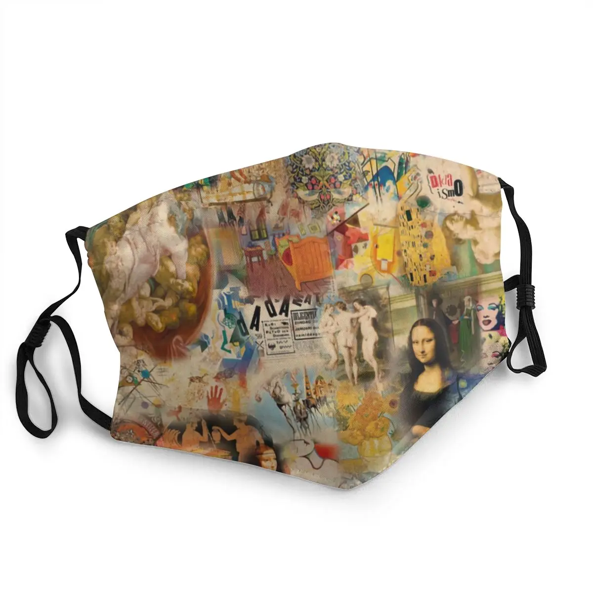 

Van Gogh History Of Art Face Mask Da Vinci Mona Lisa Picasso Painting Dustproof Protection Cover Respirator Mouth Muffle