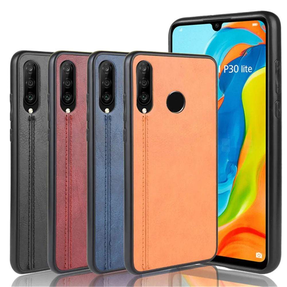 Чехол для Huawei Honor 20S роскошный чехол из телячьей кожи с линиями задняя крышка Honor20S