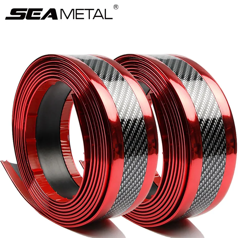 3D стикер для автомобиля из углеродного волокна резиновый протектор двери защита