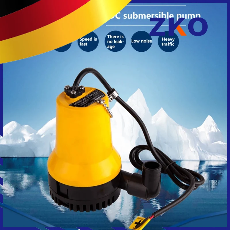 

New DC 12V Submersible Electric Water Pump 1620GPH Clean Dirty Pond Flood 6000L/H UK Plumbing Water Pumps Home Improvement