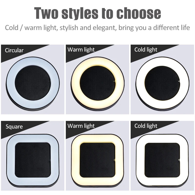 

LED Wall Light Modern Simple Indoor Decorative Illumination Outdoor Waterproof Wall Lamp Porch Garden Corridor Landscape Lamp