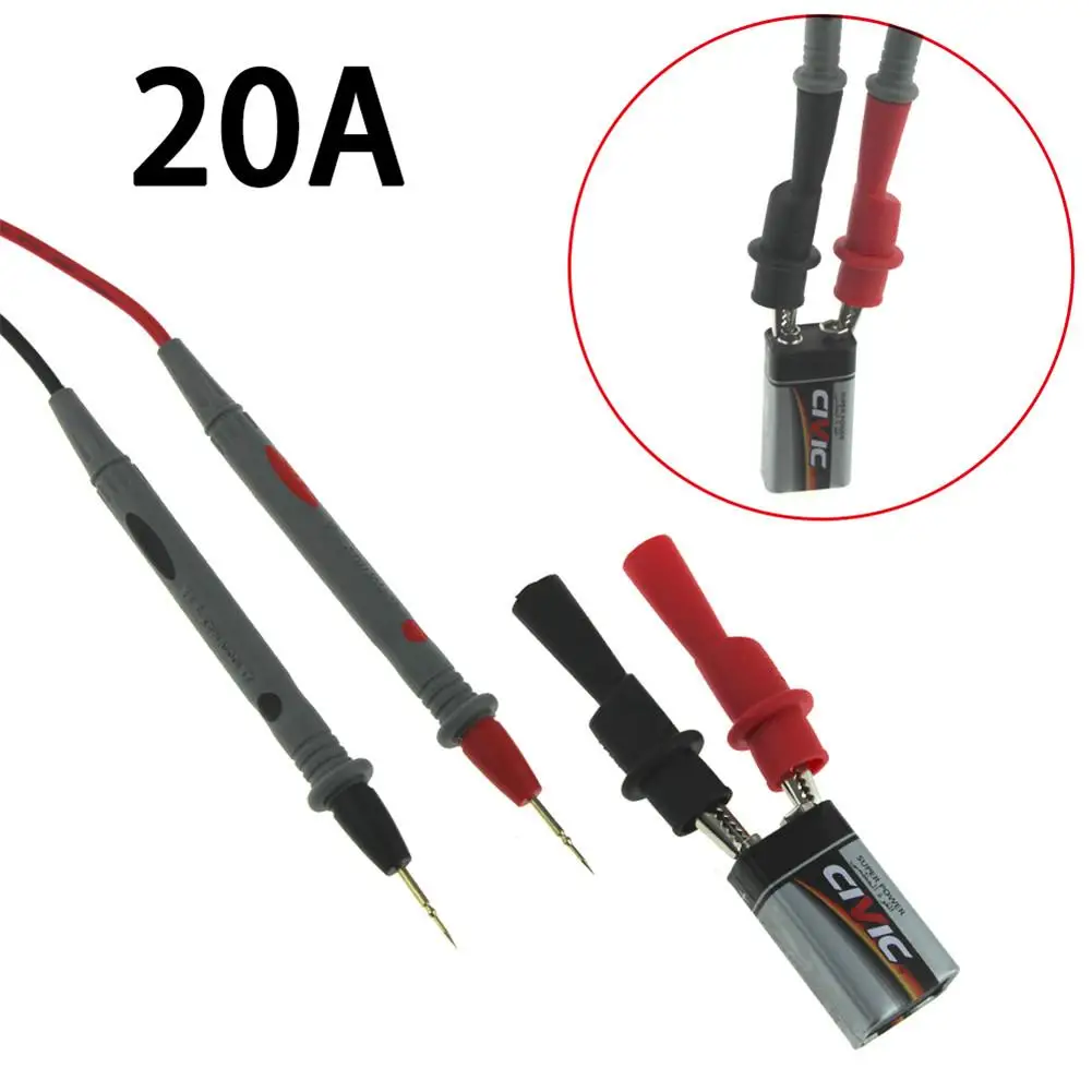 1 пара 20A Универсальный зонд Тесты приводит булавки для цифровой игольчатый