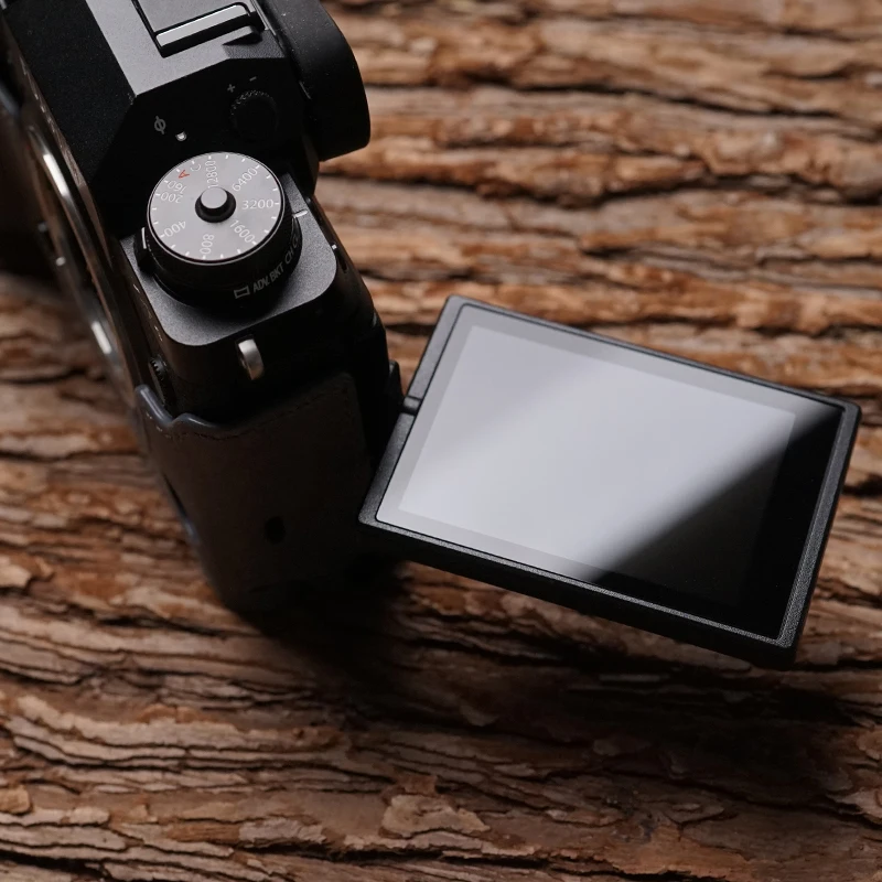 Чехол для камеры Fuji X-T4 XT4 Mr.Stone натуральная кожа половина сумки боди | Электроника