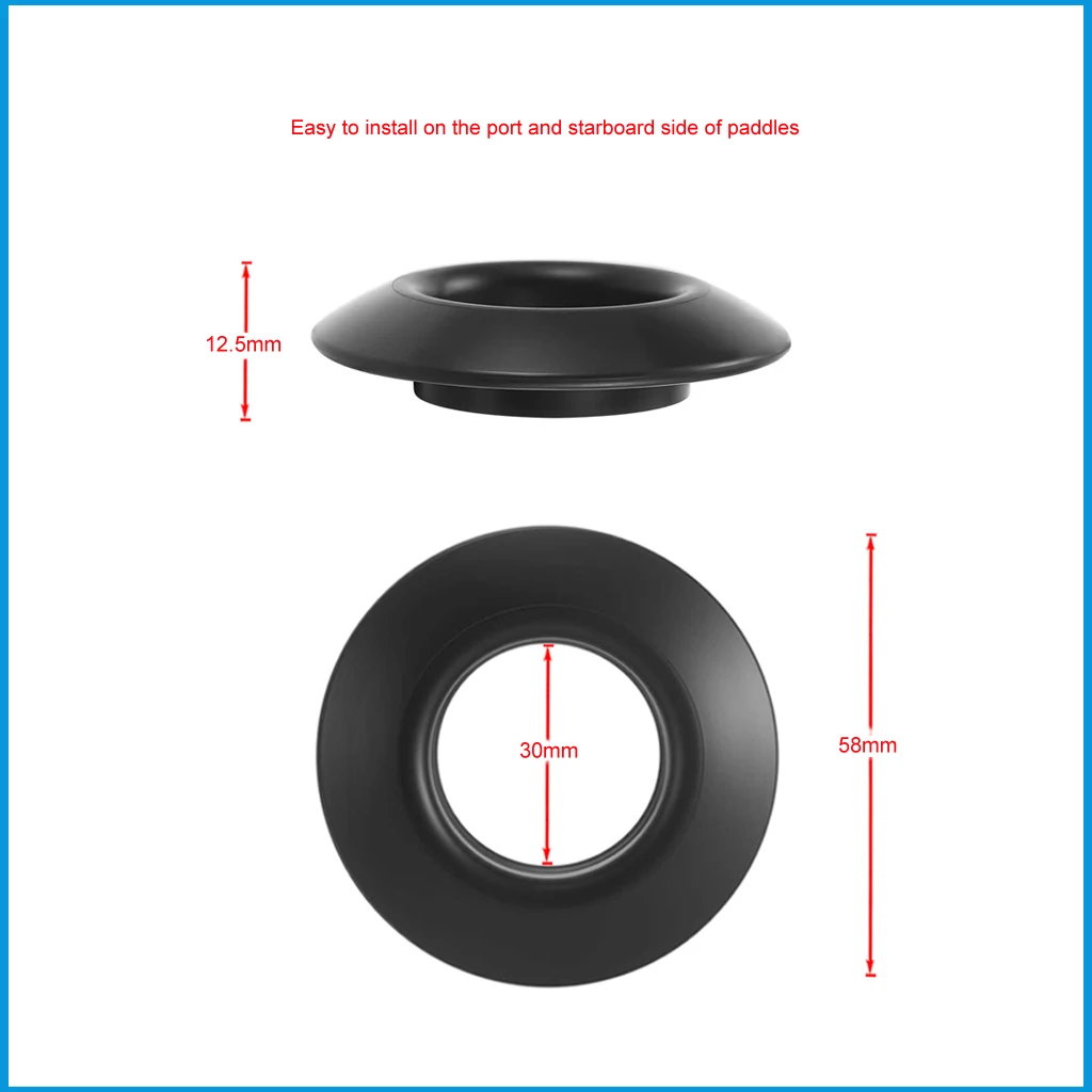 8 шт./лот ПВХ универсальные капельные кольца для Каяка и каноэ установки на