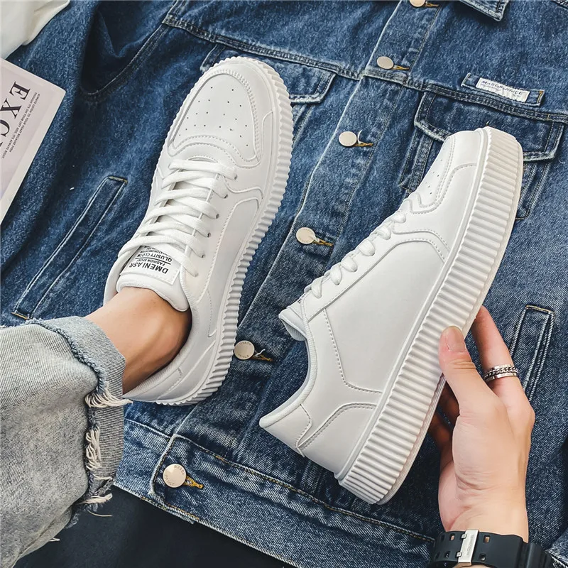 

2021 Youth Low-Top White Shoes Sneakers Sports Casual Shoes Men's Shoes
