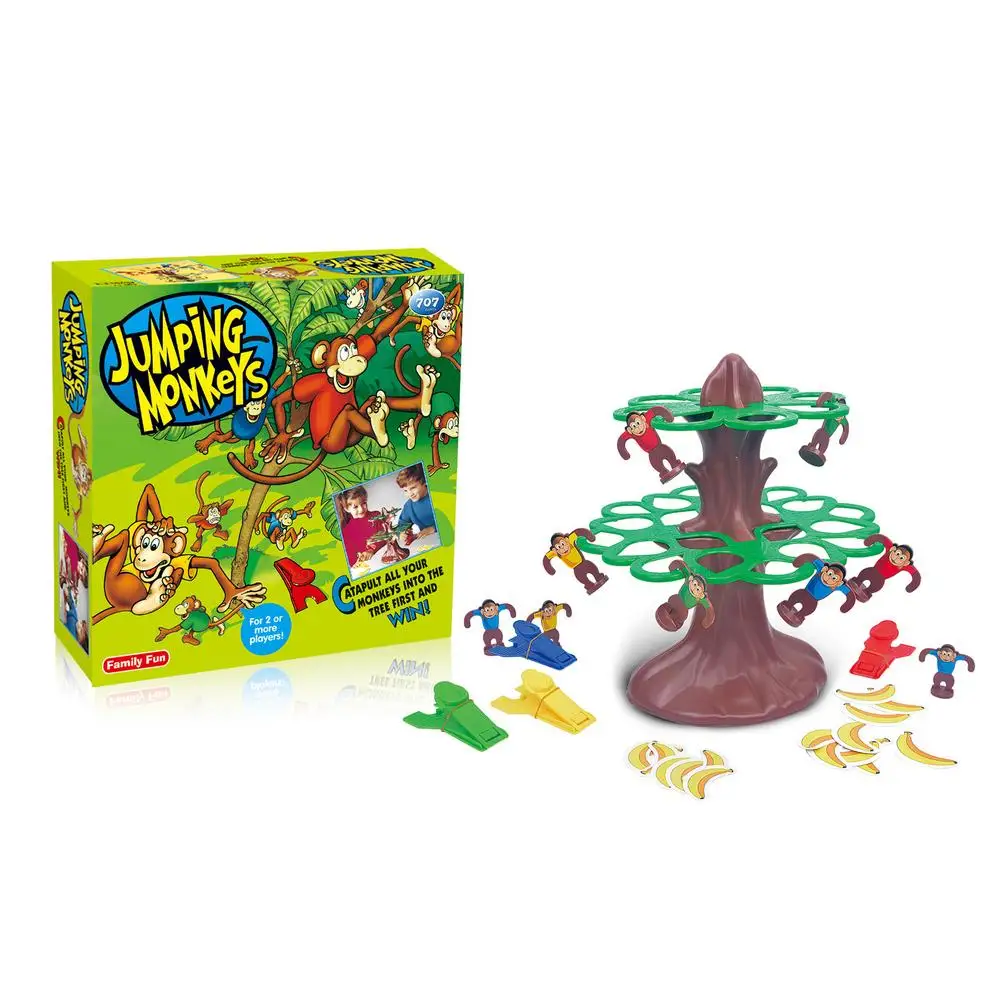 

Party Board Game Fun Jumping Monkey Board Game Safe And Environmental Protective Game Parent-child Interactive Monkey Jumping