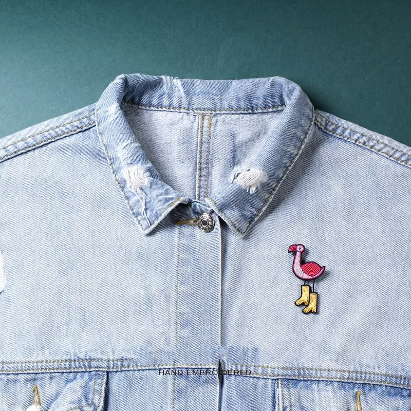 

Hand-embroidered Badge Accessories Pin Decoration Creative Cartoon Bird Guardian Small Animal Brooch High-end Female