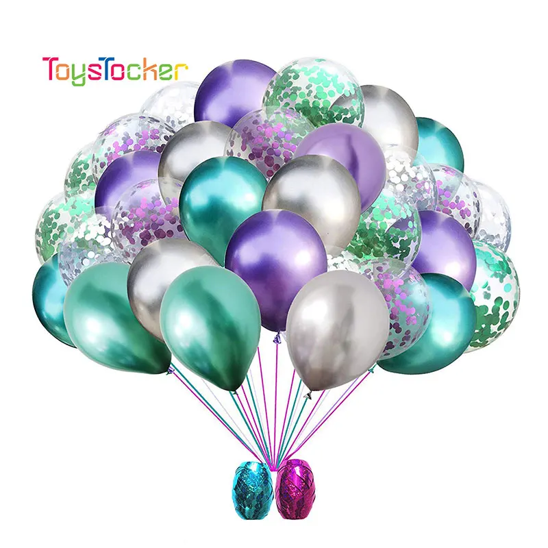 20 шт./лот 12 дюймов латексные шары и цветные Конфетти День Рождения украшения микс
