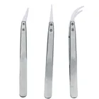 Электронный табачный керамический Пинцет ручка из нержавеющей стали прямой наконечник устойчивый к коррозии высокой температуре зажим vetus