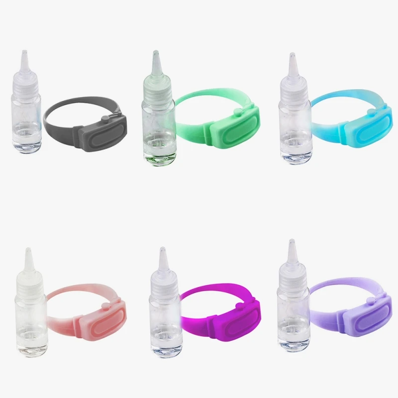 

Wristband Hand Dispenser Hand Sanitizer Dispensing Silica gel Wearable Dispenser Pumps Disinfecta Wristbands Hand Band Wrist