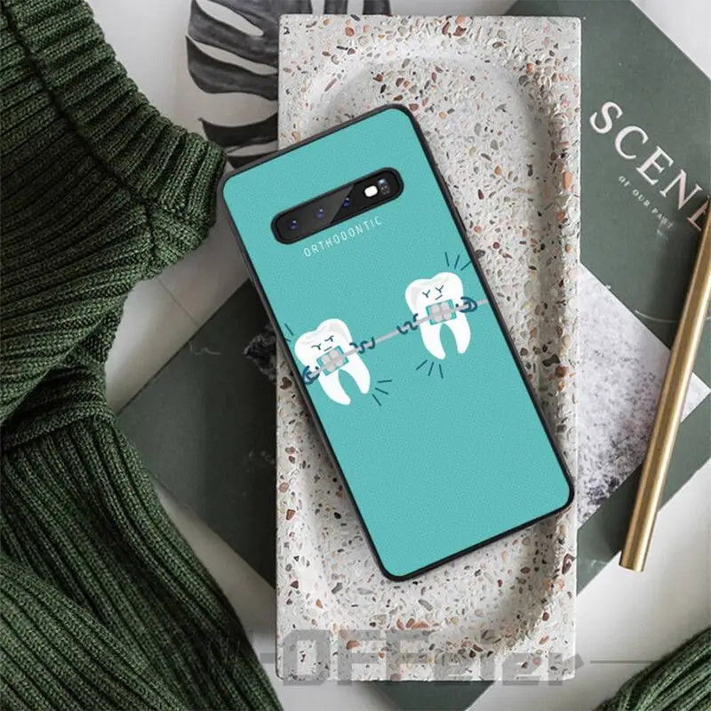 

Dentist Tooth Pattern Fundas Etui for Samsung Galaxy A71 A50 A51 A70 A40 A21S A20E A10 Case Note 8 9 10 Cases Cover