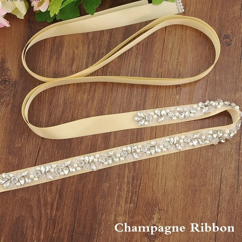 JLZXSY ручной работы искусственный кристалл свадебный пояс тонкий для подружки