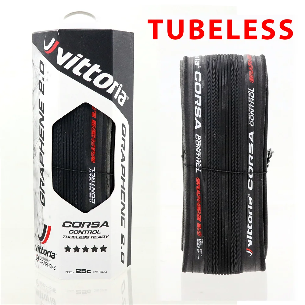 

1 пара бескамерных шин Vittoria Corsa G + TLR 700x2 5/28c для дорожного велосипеда