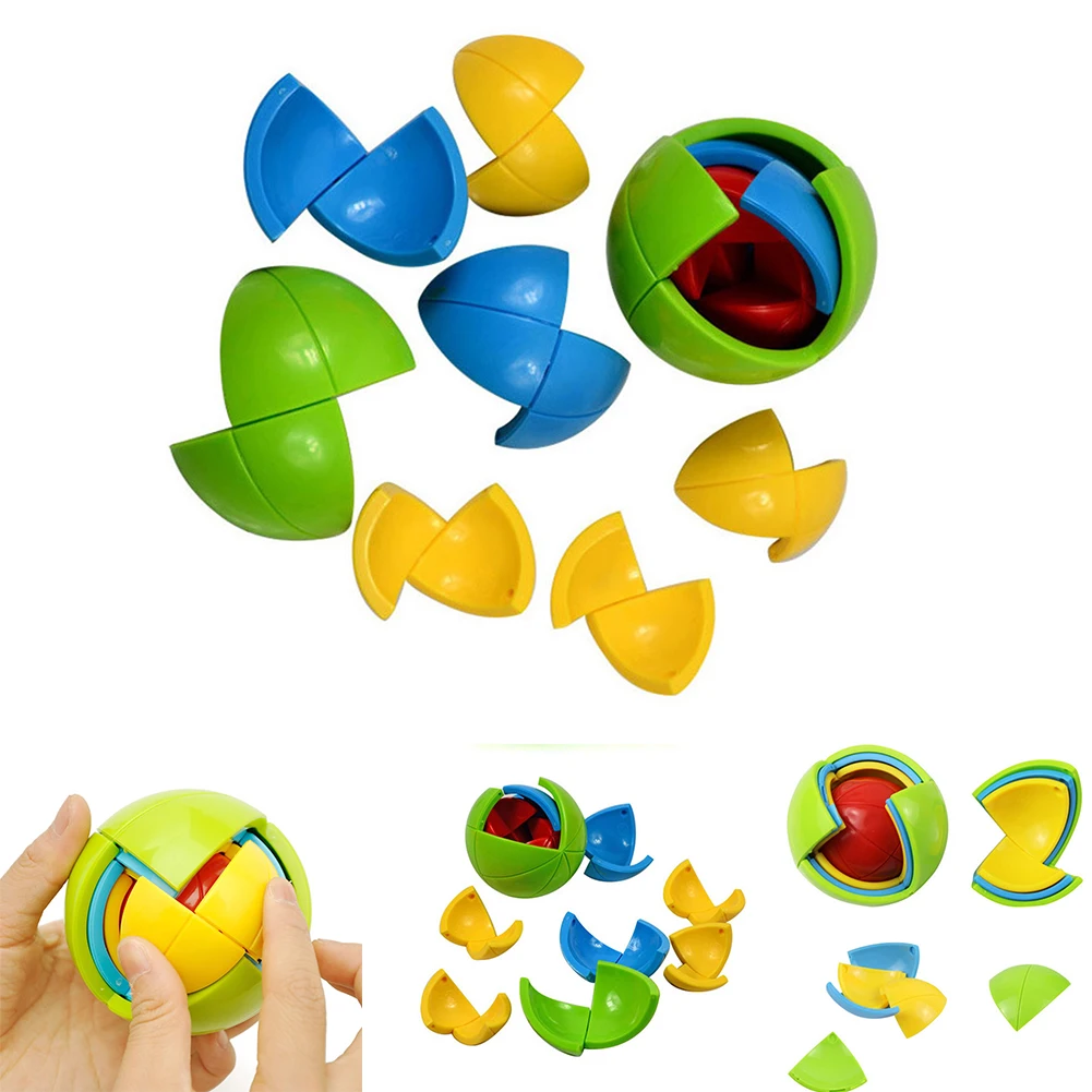 Творческий 3D DIY волшебный Интеллект лабиринт мяч Головоломка Развивающие