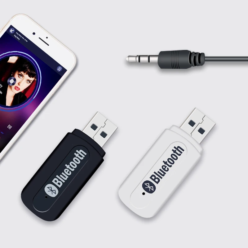 Аудио домашний динамик 3 5 мм разъем Bluetooth приемника USB беспроводной музыкальный
