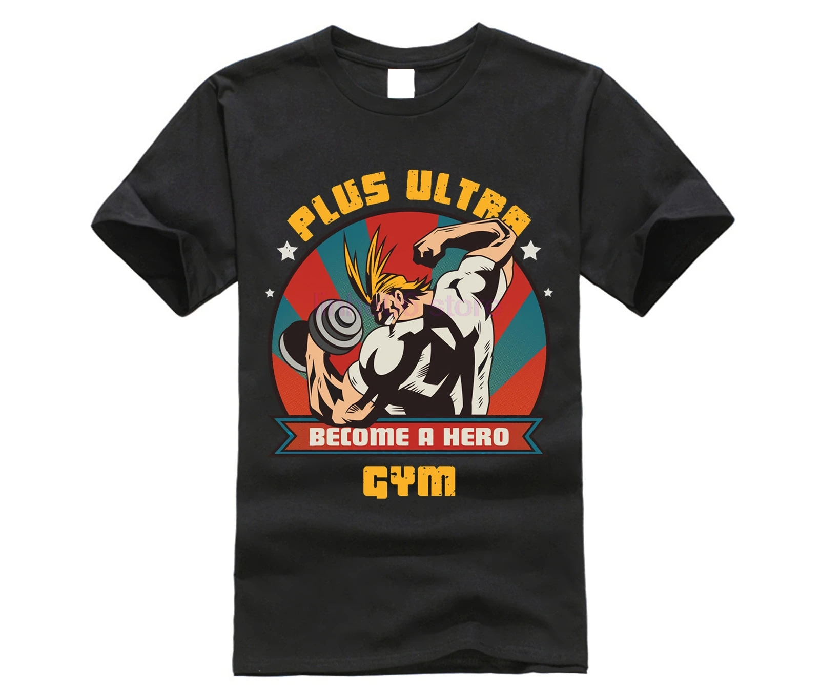 Футболка с надписью Plus Ultra Gym Boku No Hero academic | Мужская одежда