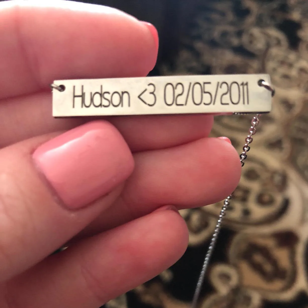 

Персонализированное детское ожерелье золотого цвета из нержавеющей стали, регулируемое ожерелье для новорожденных девочек и мальчиков и ж...