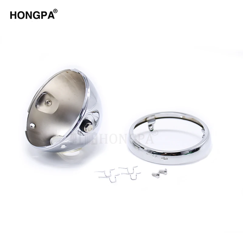 Универсальный 5 75 &quotмотоцикл Маяк мотора скутер Винтаж головной свет лампы Чехлы