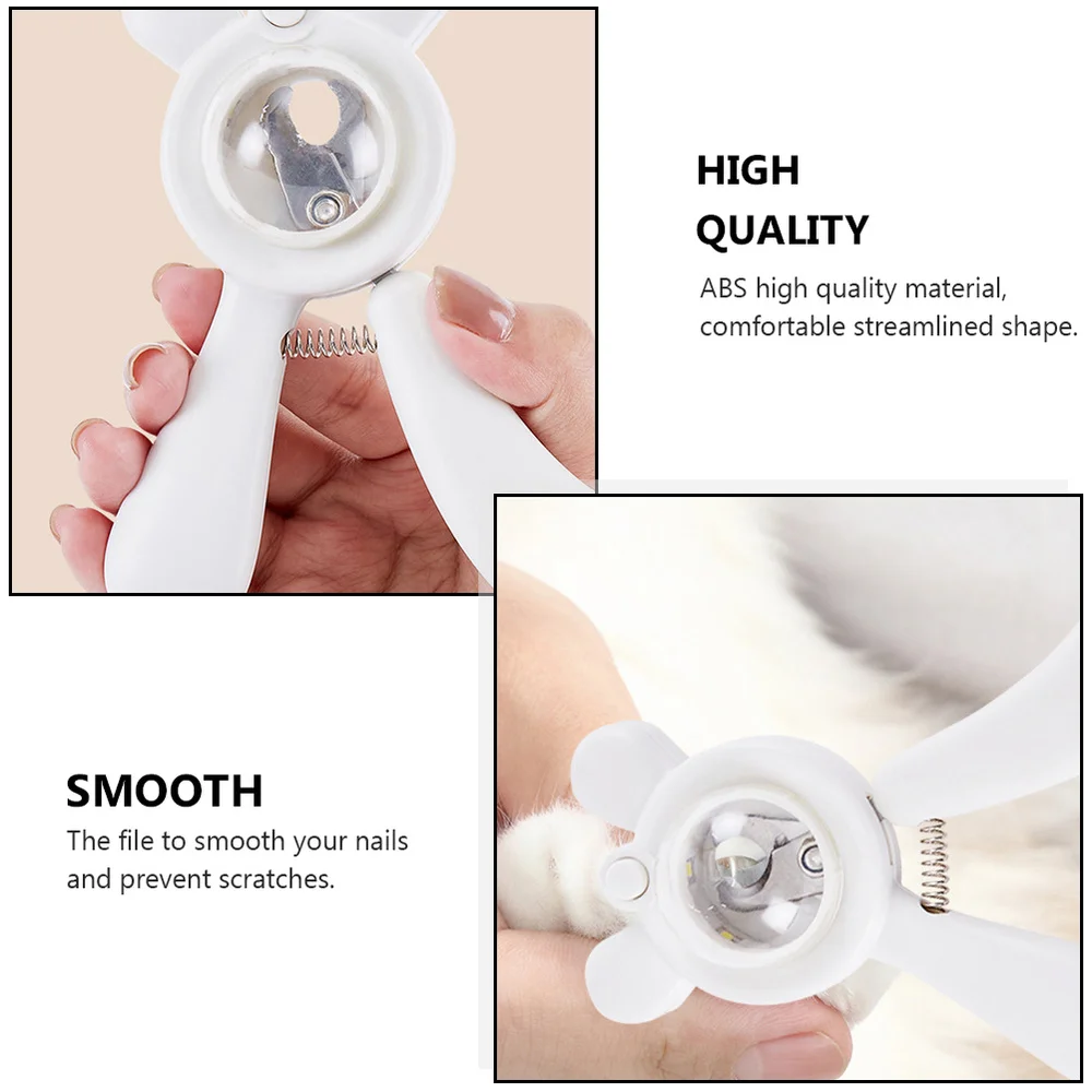 

1Pc Practical Dog Cat Nail Scissor Pet Nail Trimmer Beauty Supply White