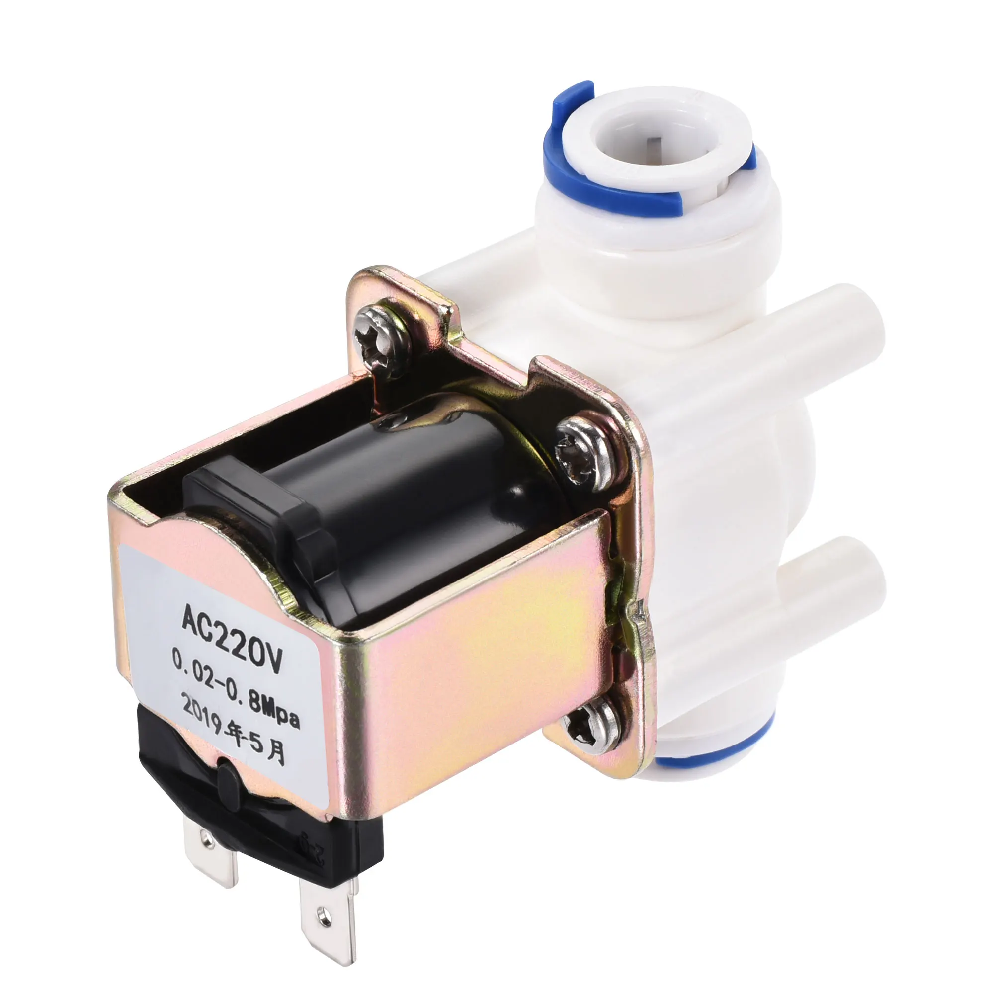 

Пластиковый водяной электромагнитный клапан Uxcell, 3/8 дюйма, впускной клапан для мойки