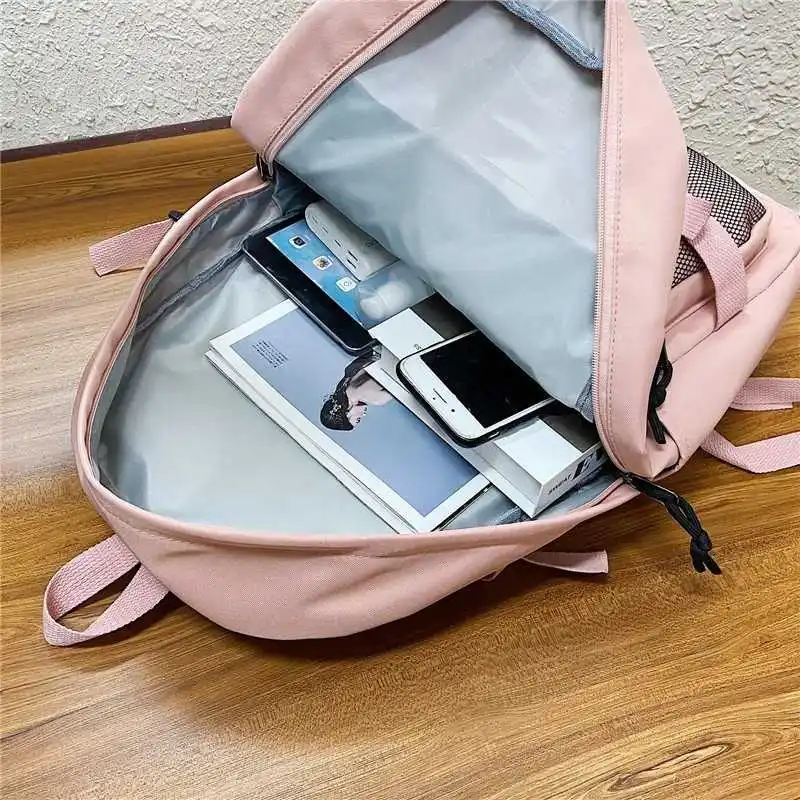 

fashion Mrs rucksack harajuku girl school bags simple trend female student college book bag travel package