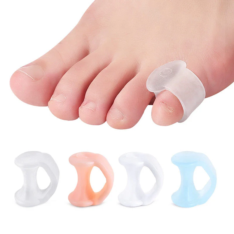 

2pc Toe Separator Insoles Ring Separation Hallux Valgus Correction Pad Foot Care