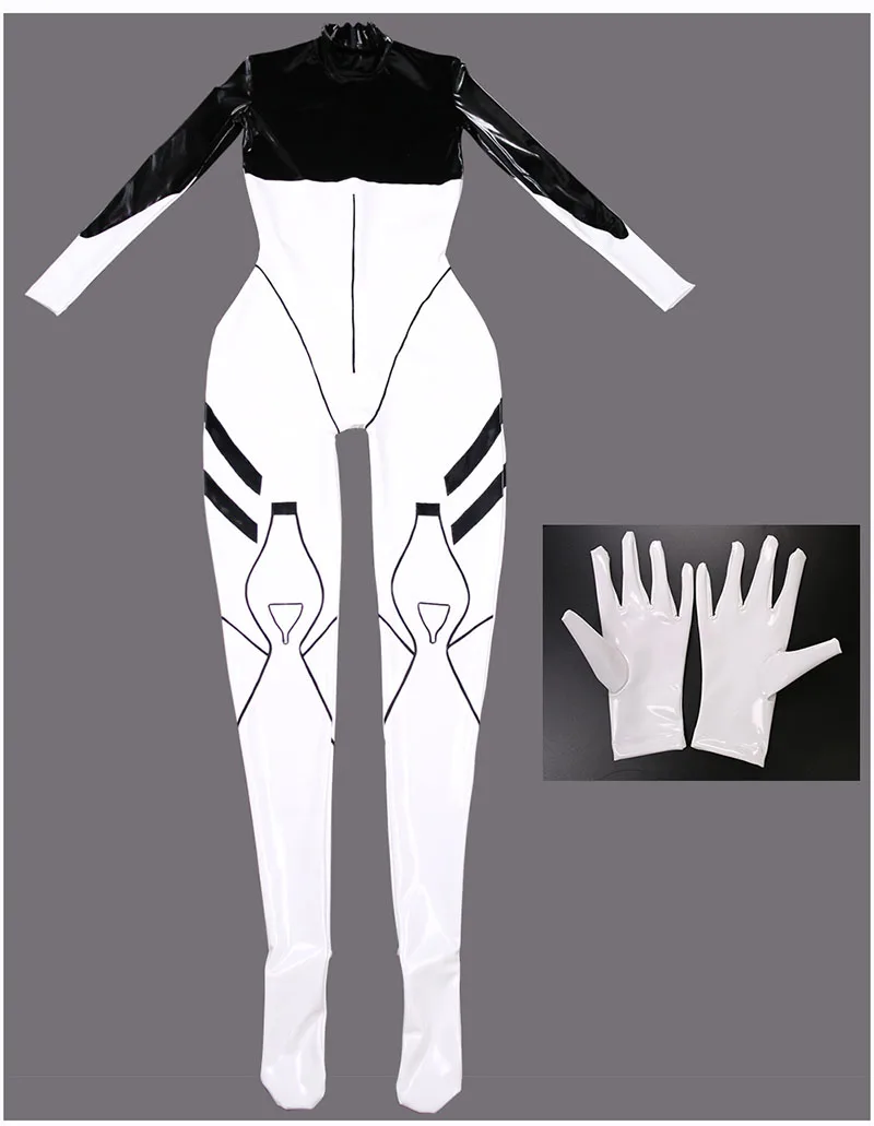 Женский обтягивающий комбинезон для косплея из ПВХ | Тематическая одежда и