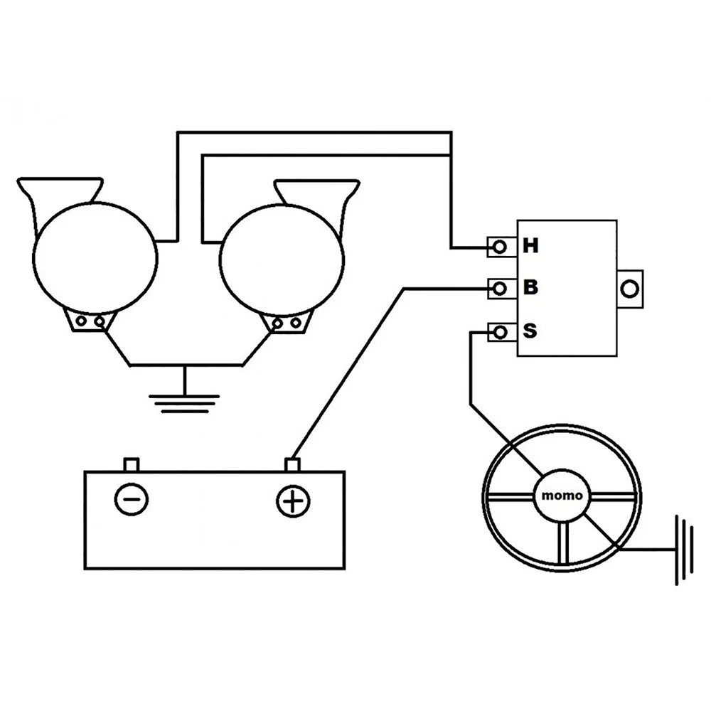 Big horn звуковой сигнал схема подключения