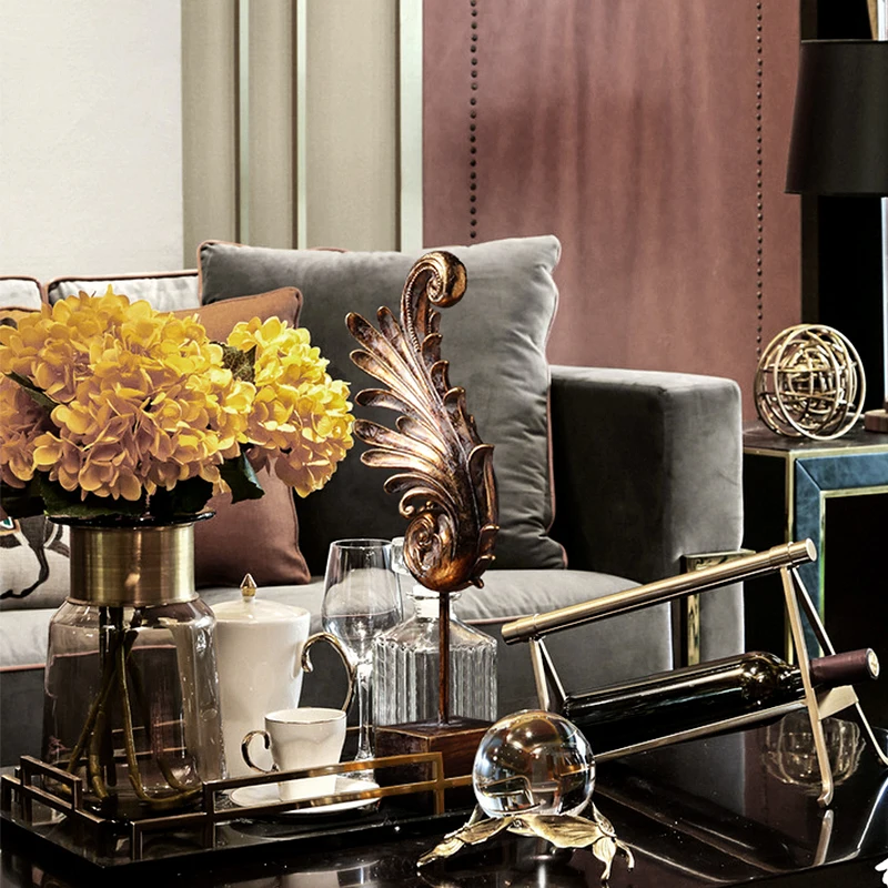 

Luxury Vintage House Ornaments Creative Desk Living Room Decoration Office Desk Escritorio Accesorio Furniture BK50HD