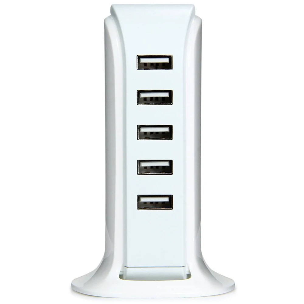 5Port Multi USB Charger HUB Display Charging Station Dock Universal Mobile Phone Desktop Wall Home Chargers EU/US/AU/UK Plug | Мобильные