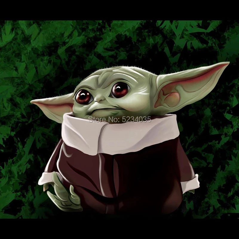 1 шт. ПВХ мандалорский ребенок йода водонепроницаемый стикер для DIY чемодан