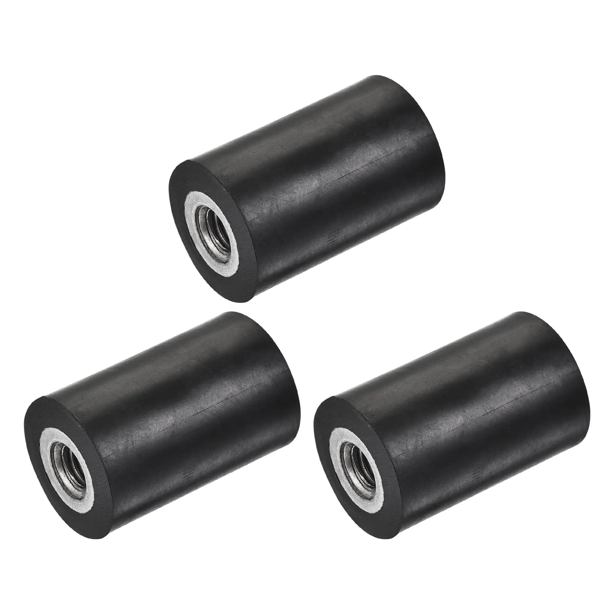 

Uxcell 3 Pcs M8 Rubber Mounts Female/Female Shock Absorber, D25mmxH40mm