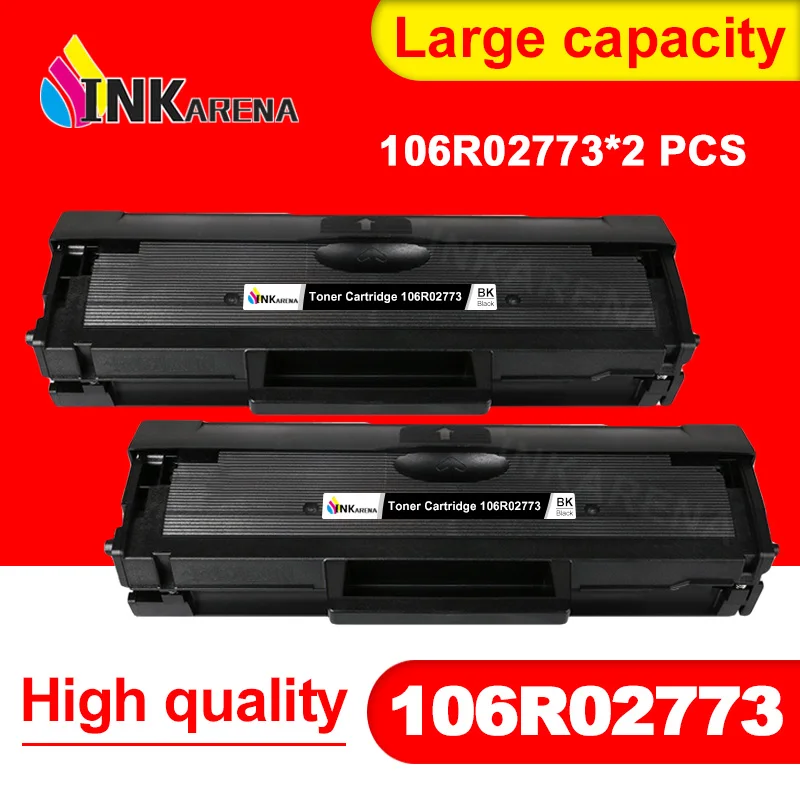 INKARENA 2 шт. 106R02773 тонер картридж для Xerox WorkCentre 3025 Phaser 3020 P3020 WC3025 Black Laeser картриджи