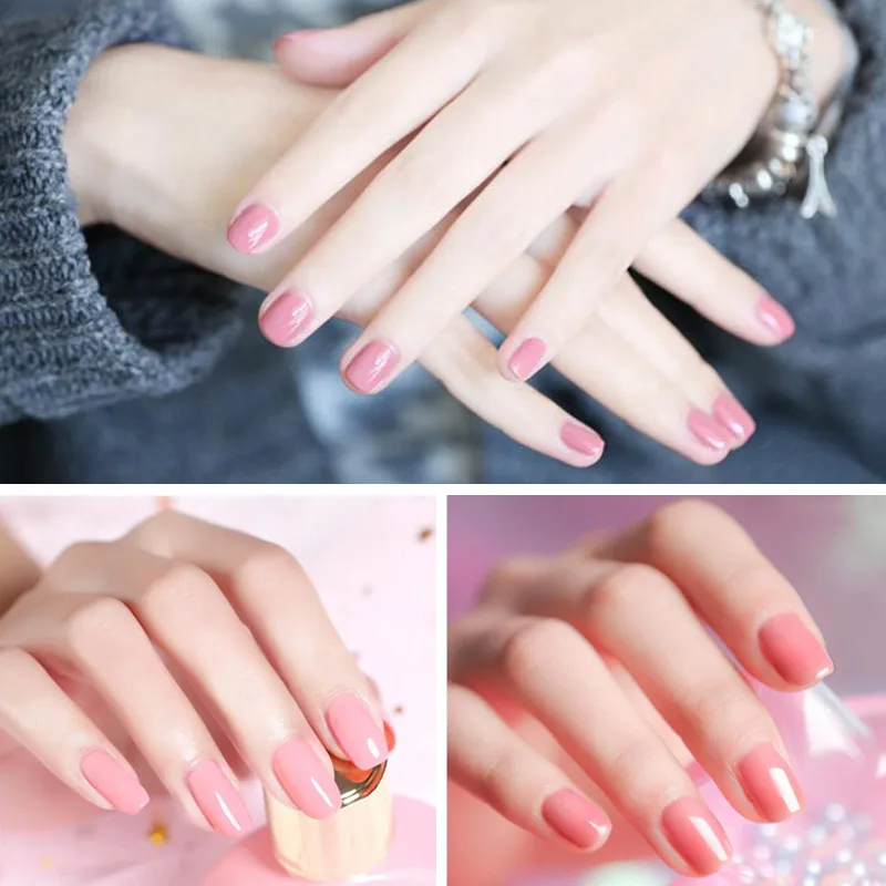 Гель лак MIZHSE для ногтей 7 мл розовый УФ Полупостоянный ногтей|Гель ногтей| |