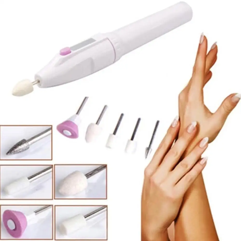 Машинка для полировки ногтей серая Толстая электрическая Разгрузочная Машина