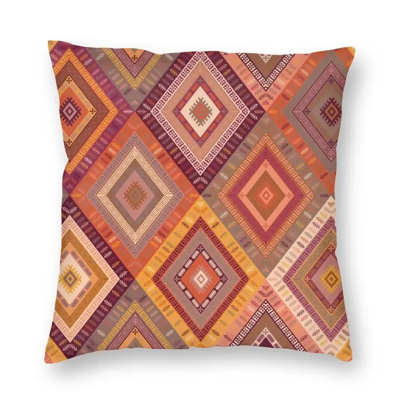 Винтажный турецкий этнический чехол для подушки с бриллиантами Kilim богемский
