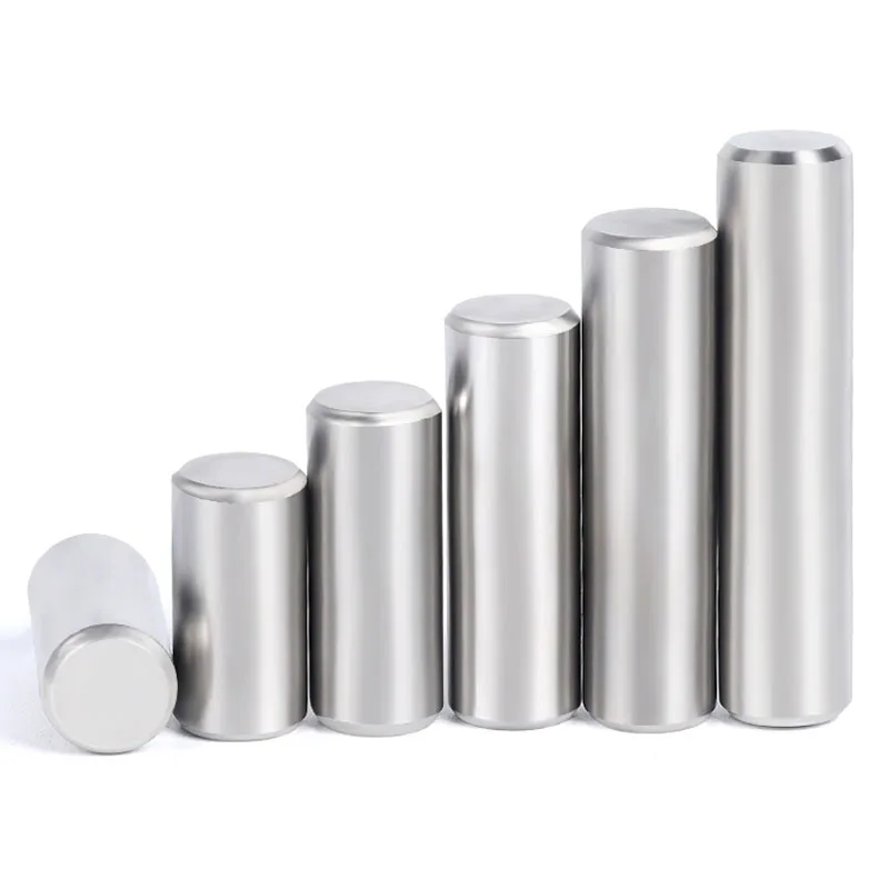 

304 Positioned Screw Stainless Steel Cylindrical Locating Dowel Pin Fixed Bolt Dowels Fixing Rod Positioning Fasteners M4 M5