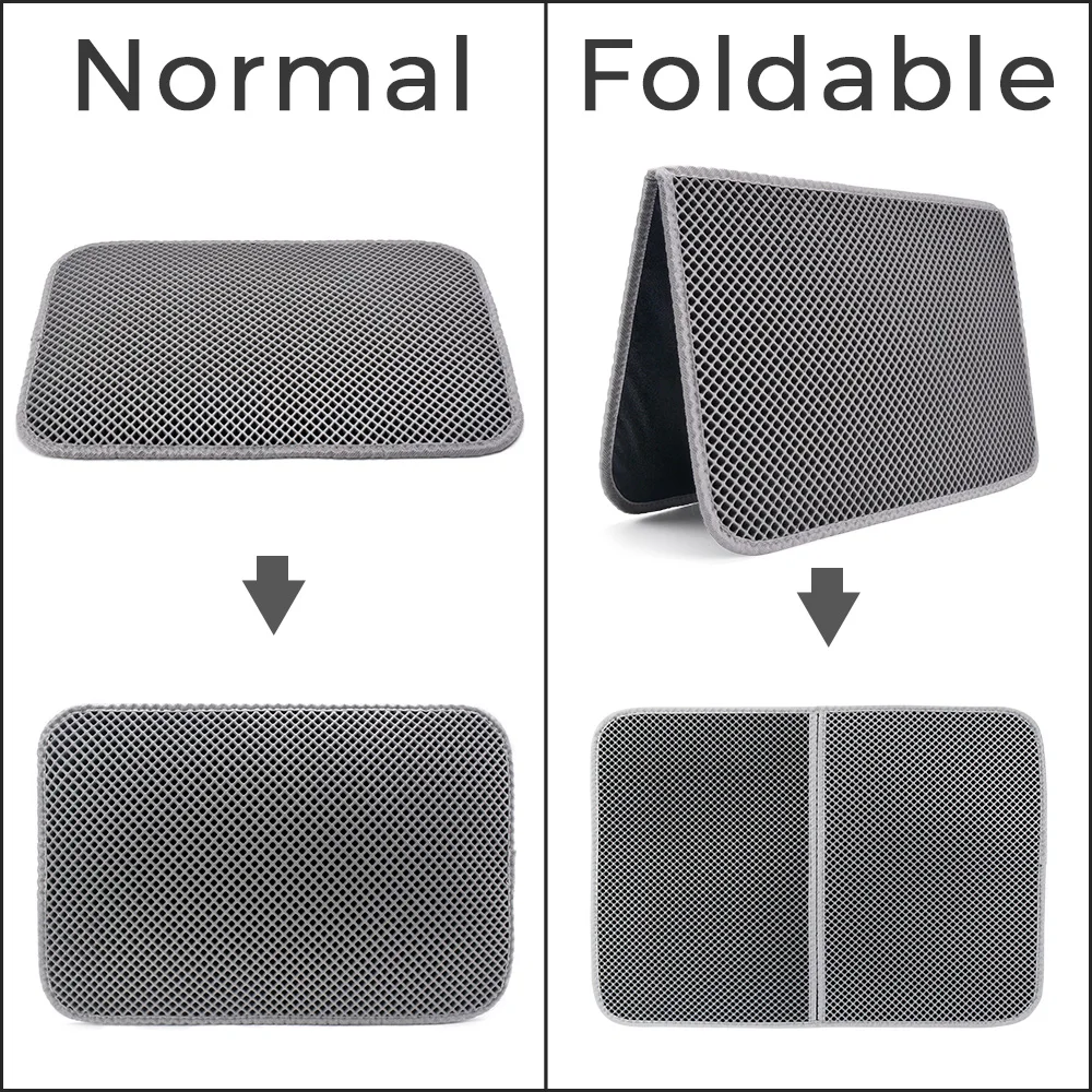 Коврик для кошачьих туалетов двухслойный водонепроницаемый коврик подстилок