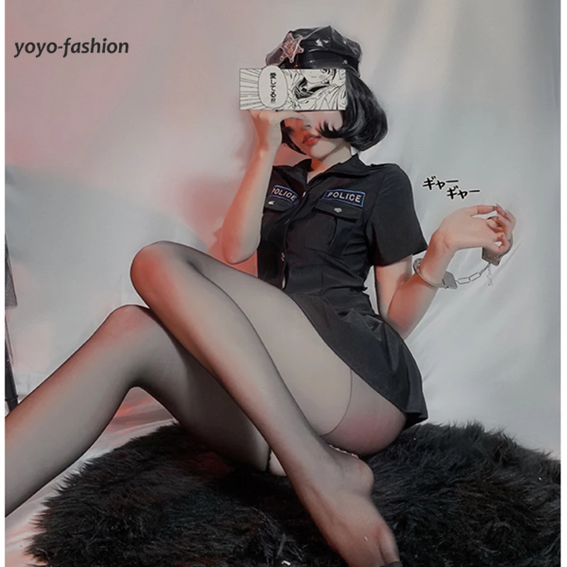 Новинка Эротическая полицейская Женская Косплей соблазнительная летная