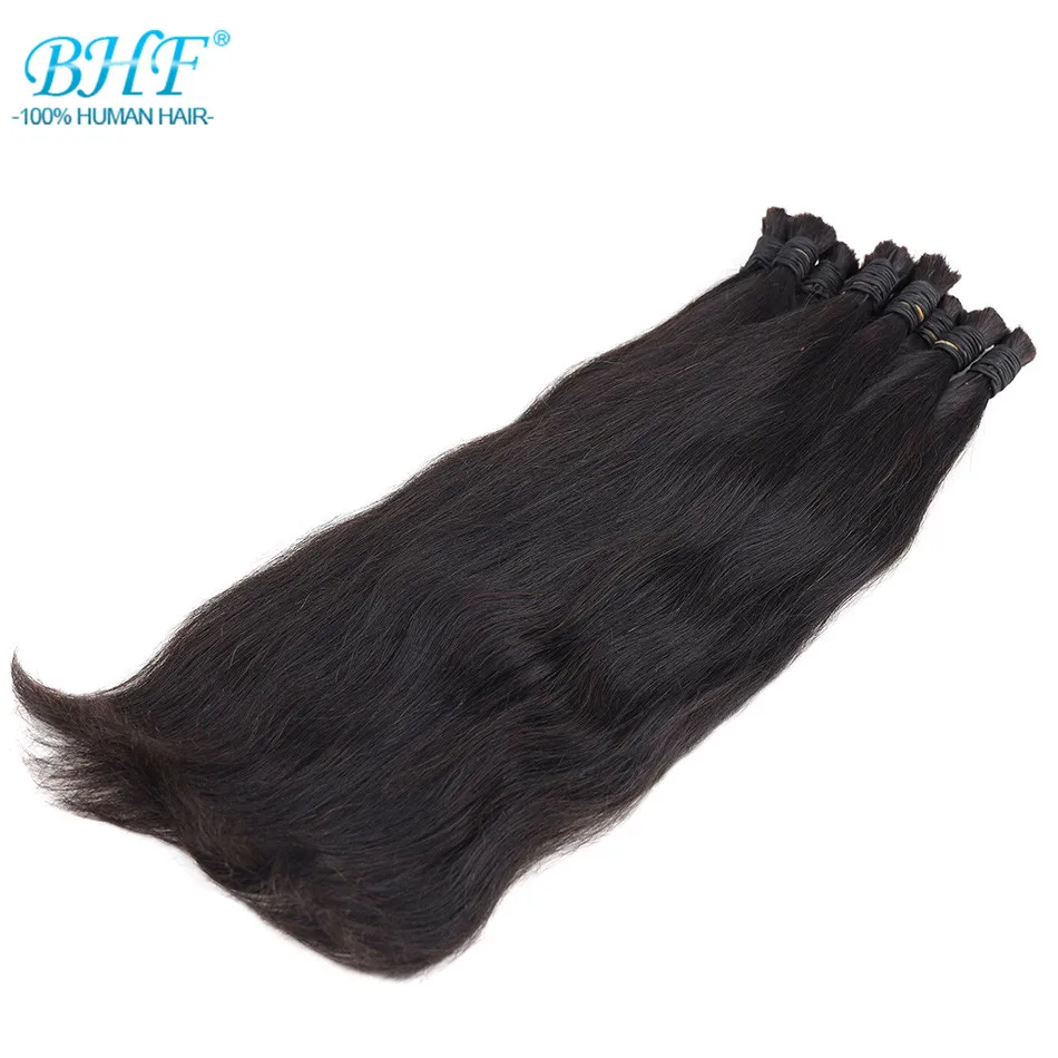 Человеческие плетеные волосы BHF 100% натуральные человеческие не