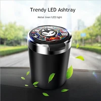 chinese style multifunctional led ashtray creative cat personal home car luminous ashtray