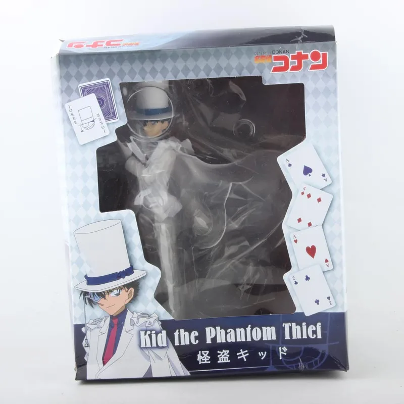 

Detective Conan Kuroba Kaito Action Figure Kid The Phantom Thief White Tuxedo Toys 25cm