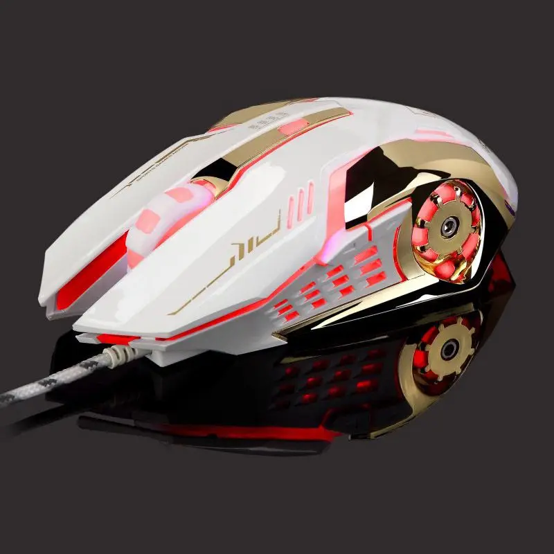 Аксессуары для компьютера персональный светодиодный проводная мышь ноутбука USB 1